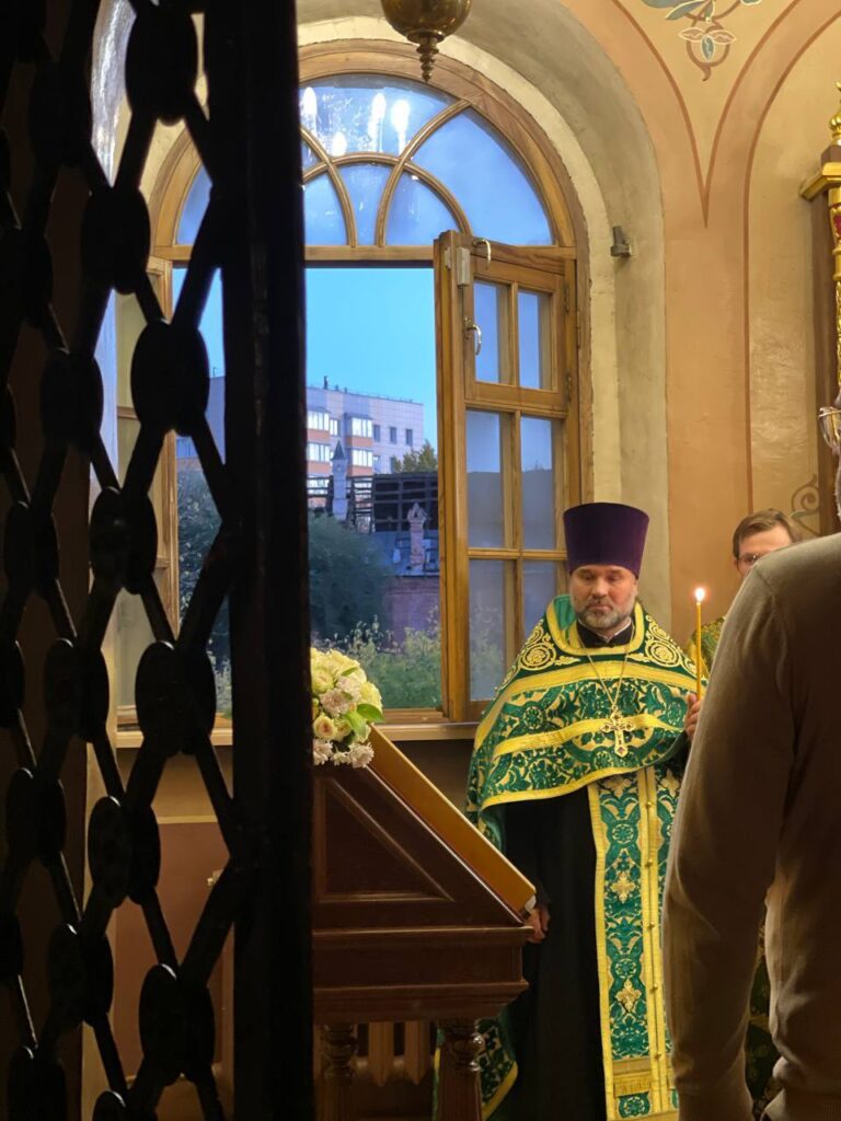 Канун дня преставления преподобного Сергия, игумена Радонежского